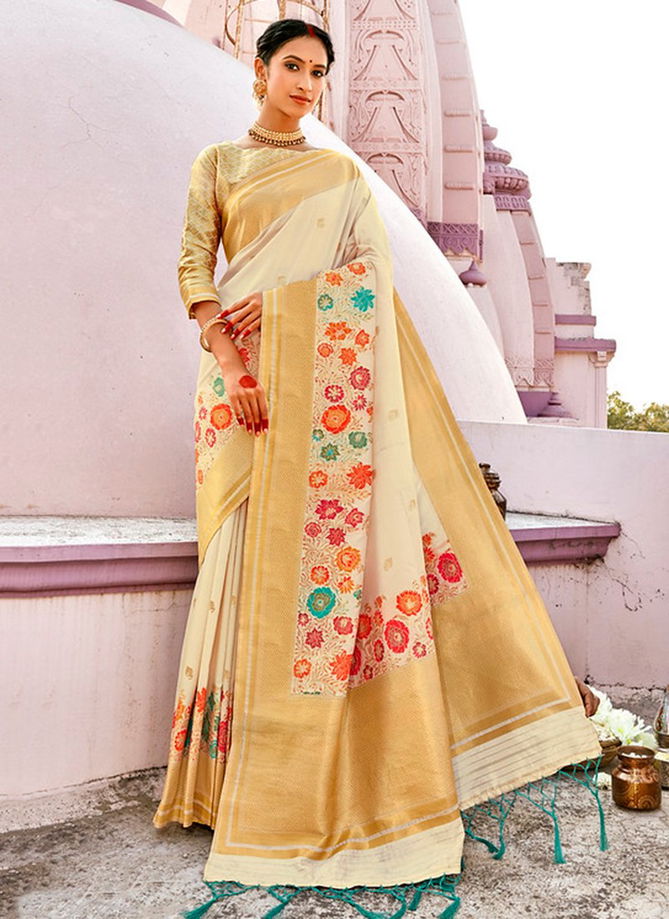 B FINE ART OF VARANASI Fancy Latest Designer Festive Wear Heavy Silk Stylish Saree Collection